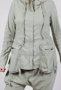 Hooded Utility Jacket in Defender