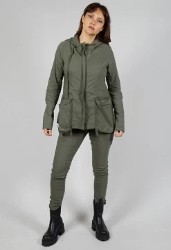Hooded Utility Jacket in Camp