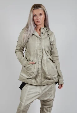 Hoodie Jacket in Eraser