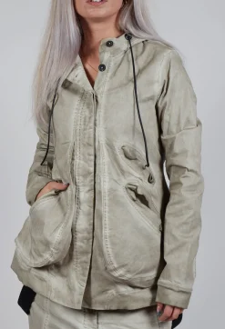 Hoodie Jacket in Eraser