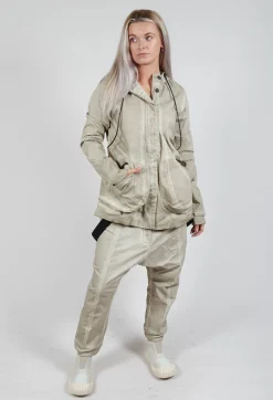 Hoodie Jacket in Eraser