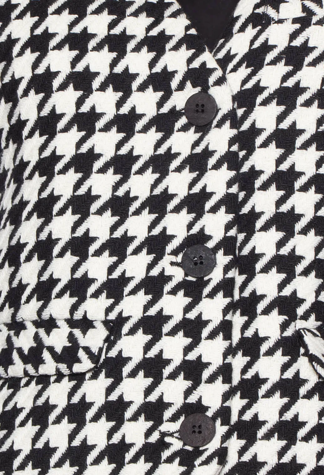 Hounds Tooth Printed Waistcoat in 1000