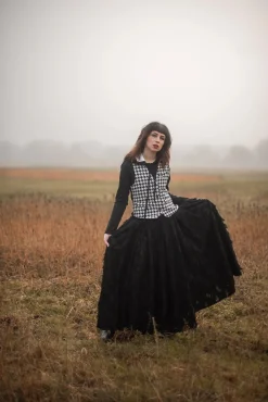 Hounds Tooth Printed Waistcoat in 1000