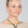 Howlite Necklace in Yellow
