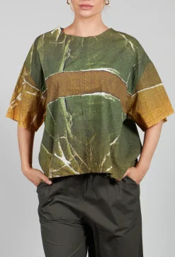 Huir Top in Avocado Green