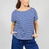 Ibisco R Stripe T-Shirt in Officina