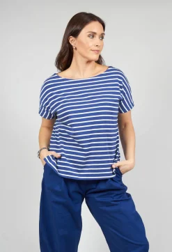 Ibisco R Stripe T-Shirt in Officina