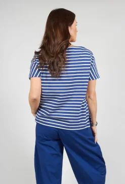 Ibisco R Stripe T-Shirt in Officina