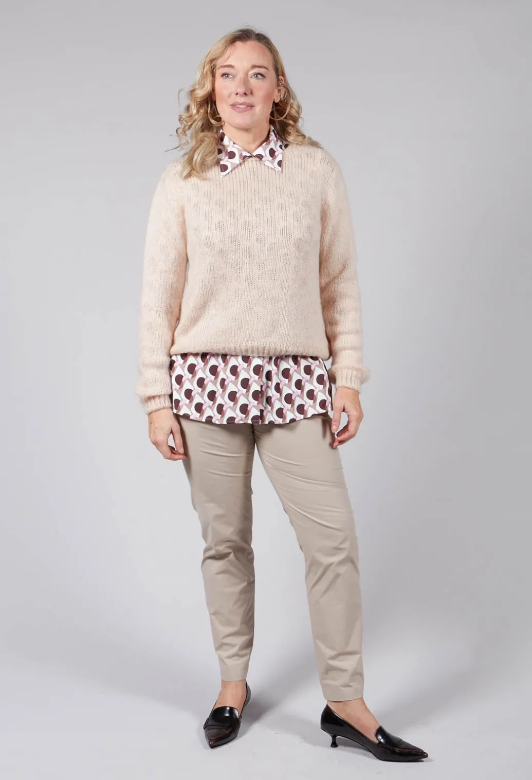 Ice Cream Shirt in Rosa / Moro / Brick