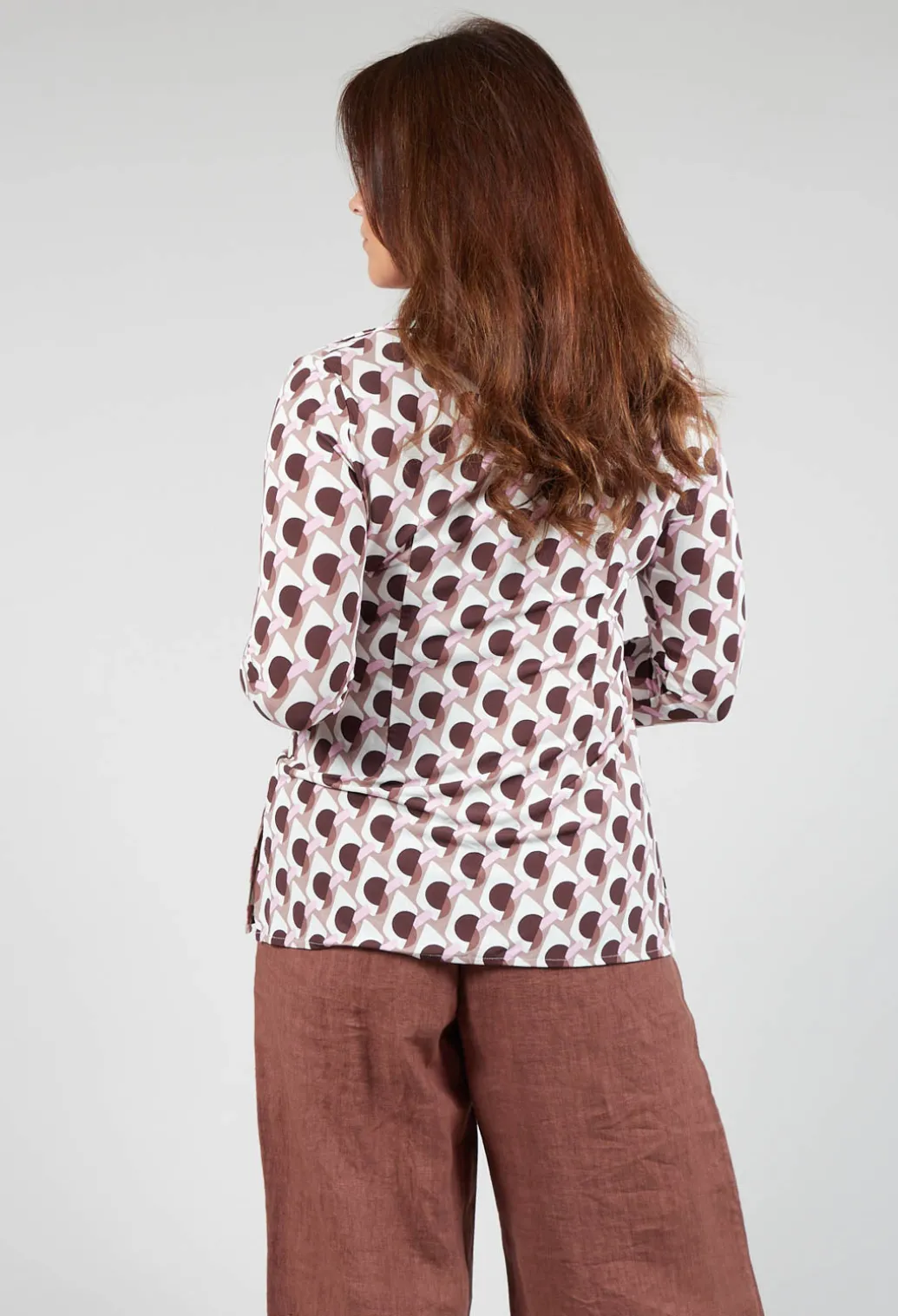 Ice Cream Shirt in Rosa / Moro / Brick