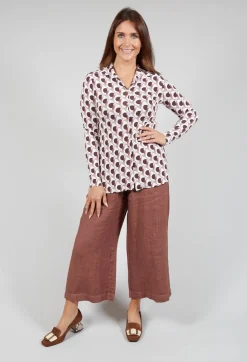 Ice Cream Shirt in Rosa / Moro / Brick