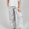 Ido Printed Trousers in Greige