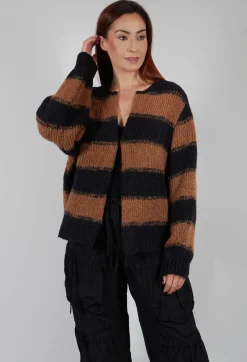 Illimani Short Jacket in Nero Cognac