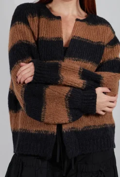 Illimani Short Jacket in Nero Cognac