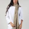 Ilona Shawl in Brown Flower Print
