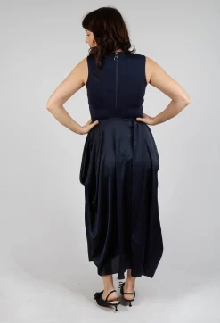 In Love With Dress in Black & Navy