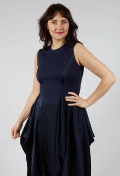 In Love With Dress in Black & Navy