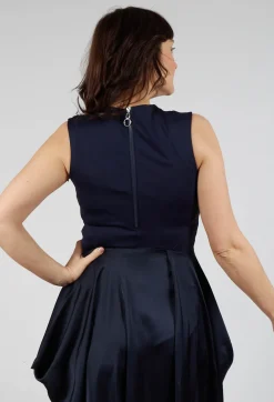 In Love With Dress in Black & Navy