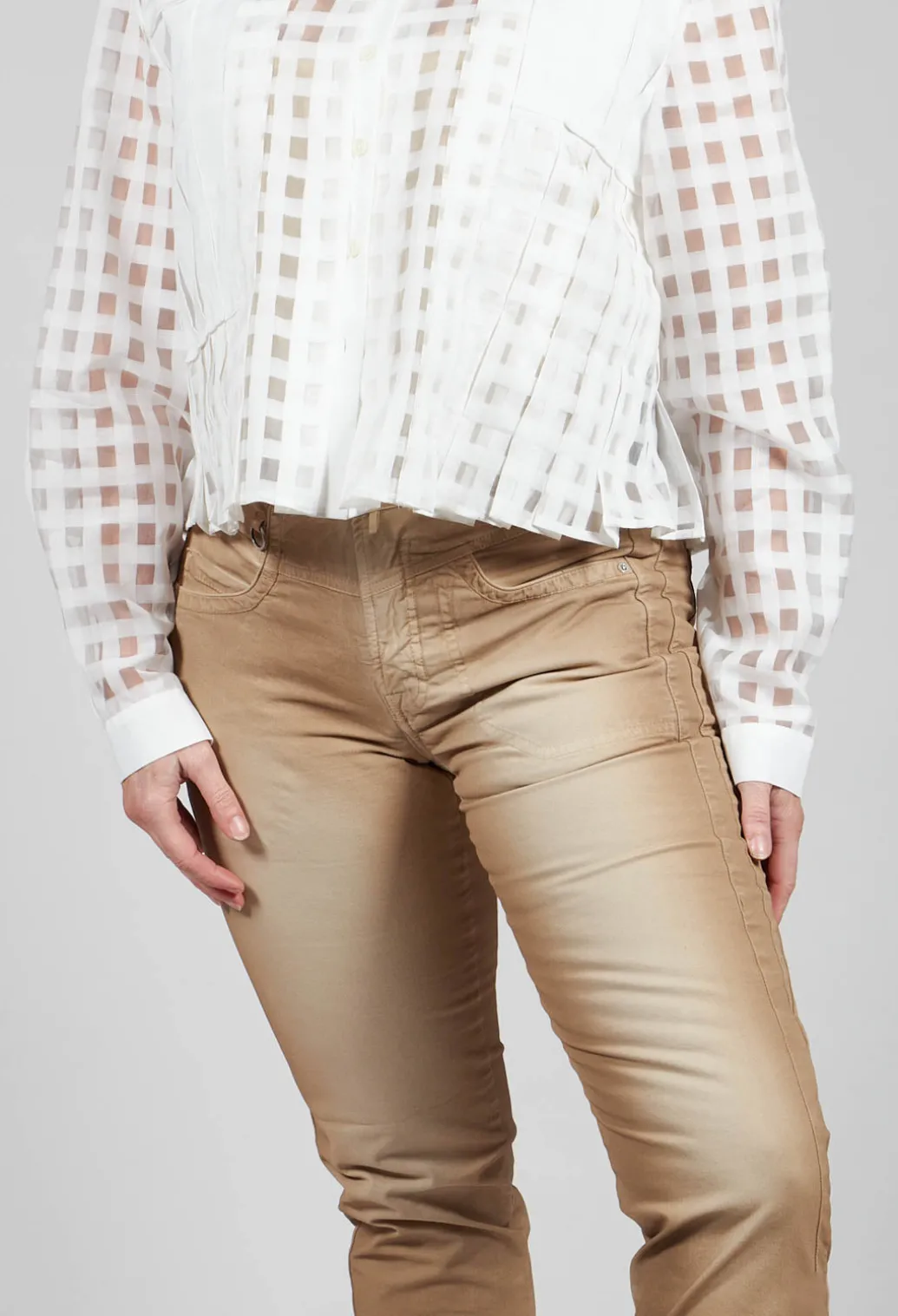 Inform Trousers in Washed Beige