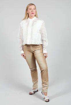 Inform Trousers in Washed Beige