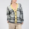 Ingrid Cardigan in Black and Yellow