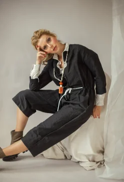 Inox Jumpsuit in Slate