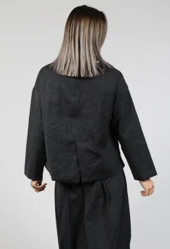 Inox Loose Blazer in Slate