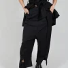 Irene Cropped Leg Trouser in Nero
