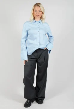 Irene Straight Leg Trouser in Antracite