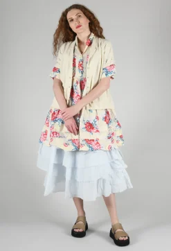 Iris Blouse in Bone White