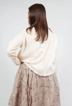 Isa Blouse is Voile Dot