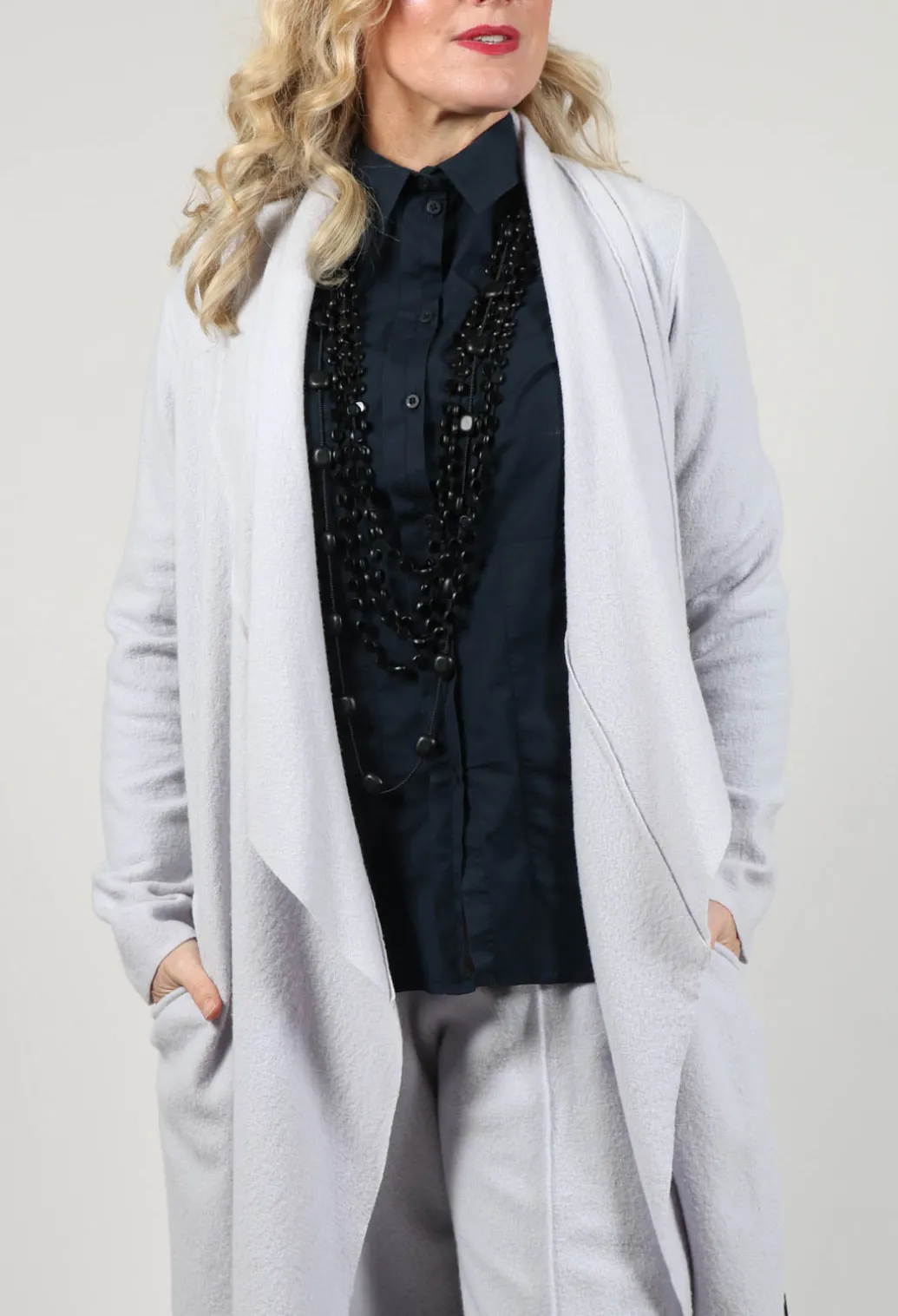 Jacket Ana Long in Grey