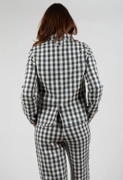Jacket in Asfalto Check