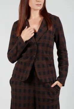 Jacket in Dotted Check