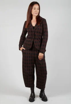 Jacket in Dotted Check