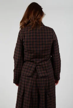 Jacket in Ebano Check