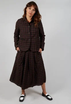 Jacket in Ebano Check