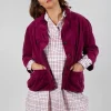 Jacket Vanille in Mulberry