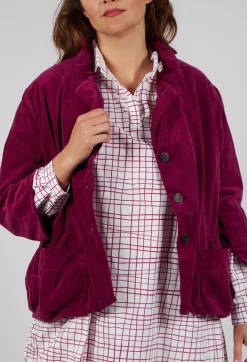 Jacket Vanille in Mulberry
