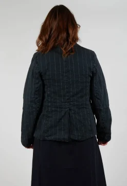 Jacket Vittorina in Black Stripe