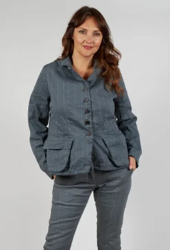 Jacket Vittorina in Zinc Stripe