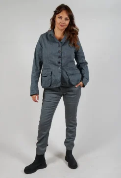 Jacket Vittorina in Zinc Stripe
