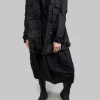 Jacket with Contrasting Faux Fur Detail in Black