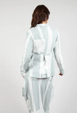 Jacket with Feature Pockets in Grey Print