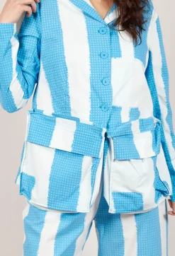 Jacket with Feature Pockets in Malibu Print
