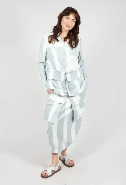Jacket with Feature Pockets in Grey Print