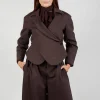 Jacket with Wrap Over Front in Java