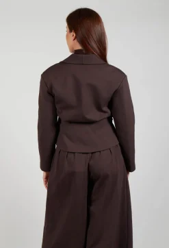Jacket with Wrap Over Front in Java