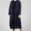 Jacket Wrap Dress in Blue