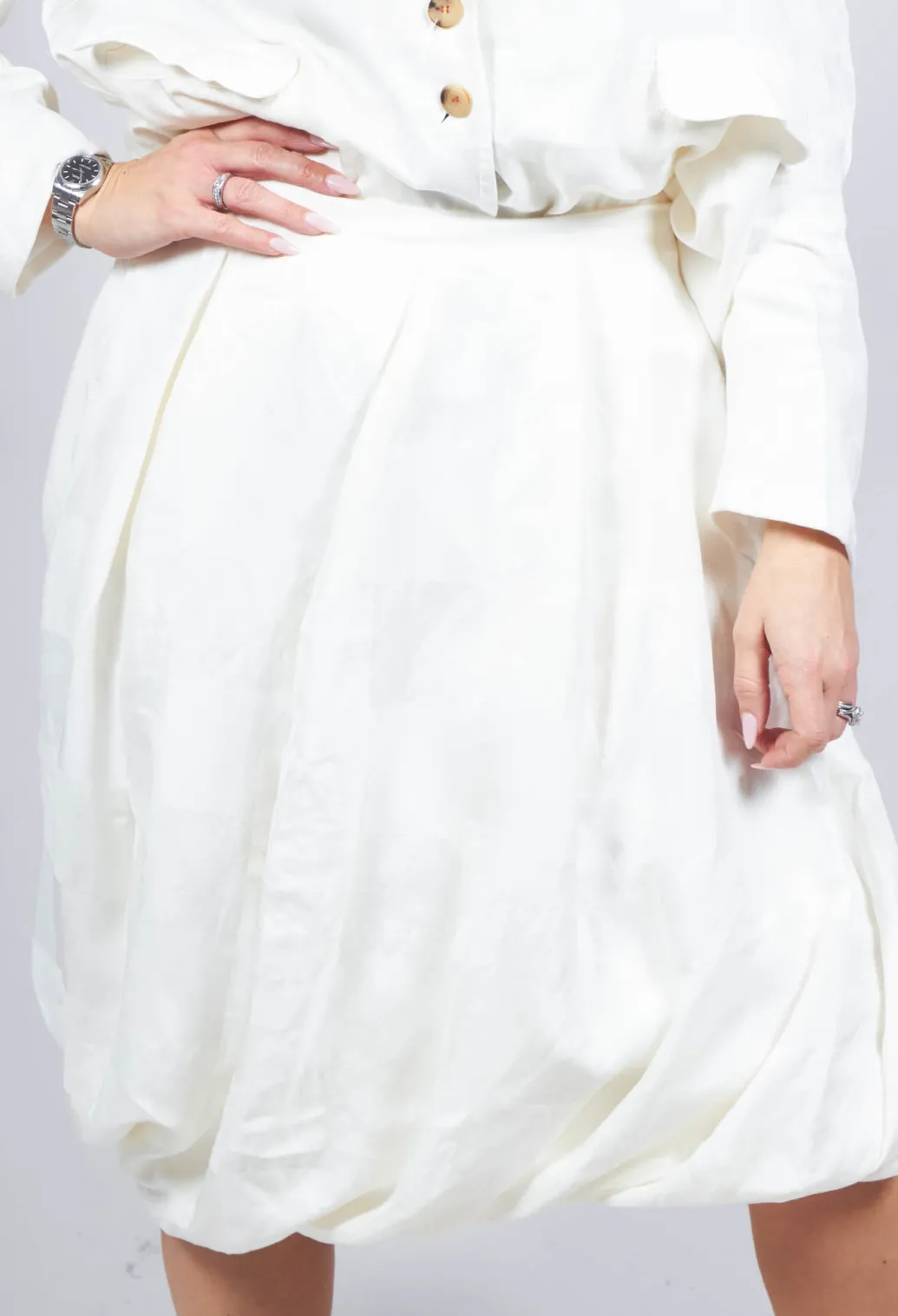Jackie Skirt in White